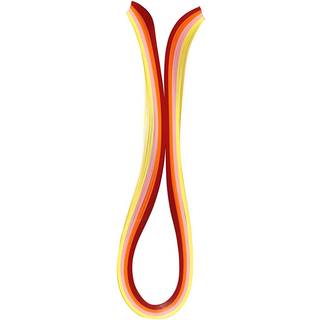 Quillingpapir 100 stk. - 5 mm, 78 cm, 4 farver