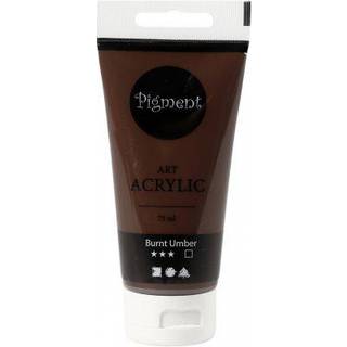 Art Akrylmaling Burnt Umber 75ml - Dækkende & Halvblank