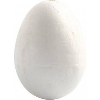 Styroporæg, 4,8 cm, 100 stk 100 stk. Styropor æg. H: 4,8 cm Farve: Hvid.