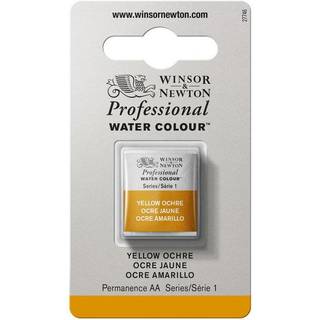 Winsor & Newton Professional akvarelfarve half pan Yellow Ochre 744