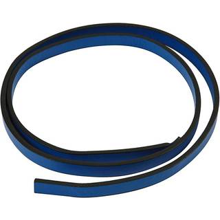 Blåt Imitert Læderbånd 10 mm x 3 mm - 1 m