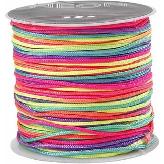 Multicolor knyttesnor 1 mm tyk - 28 meter (På lager i butik)
