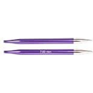 KnitPro Zing UDSKIFTBARE rundpinde (3.5-8.00mm) 7.00 mm Amethyst Indhold:2 udskiftbare rundpinde Materiale:Aluminium Typer: Udskiftbare rundpinde Størrelser: 3.50-8.00 mm.