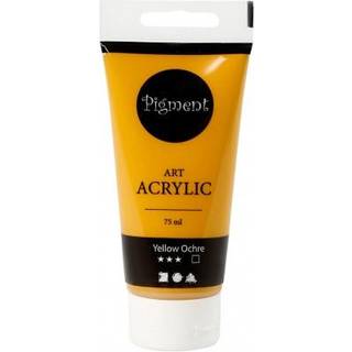 Art Akrylmaling Okker 75ml - Halvblank & Dækkende