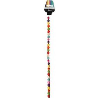 Howlite Dødningehovedperler 12 mm - 32 stk. i stærke farver