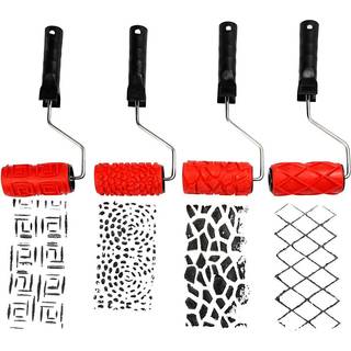 Mønsterruller 10 cm - 4 designs til kreative projekter