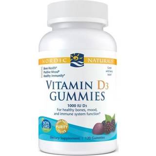 Vitamin D3 Gummibamser, 1000 IE Vilde Bær - 120 gummibamser
