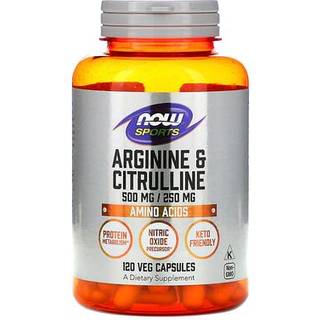 NOW Foods Arginin & Citrullin 500/250 mg