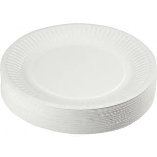 Paptallerken 18 cm - 100 stk. til fest og hverdag