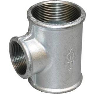 +Gf+ T-Stykke Galv. 1 1/2X1 Gf Georg Fischer
