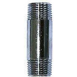 Nippelrør forkromet messing 1/2" - 80 mm