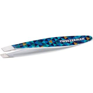 Tweezerman Mini Slant Tweezer Blue Mosaic