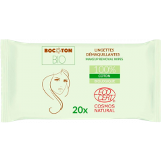 Bocoton Bio Makeup Wipes - 20 stk.