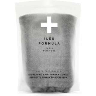 Iles Formula Haute Performance Signature Hair Turban Towel Grey