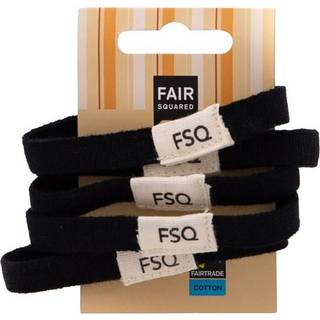 FAIR SQUARED - Hårelastikker 5-pak - Sort