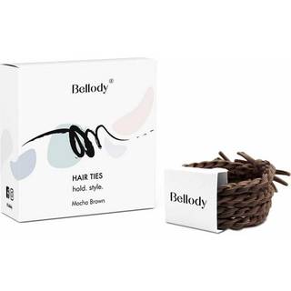 Bellody Hårstyling Hårbånd og hårelastikker Originale hårbånd Mocha Brown 4 Stk. (14,00 kr / 1 stk.) - 4 Stk.