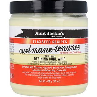 Aunt Jackie's Curl Mane-tenance 15oz - Let pisket krøllecreme til definition, glans og frizz-kontrol