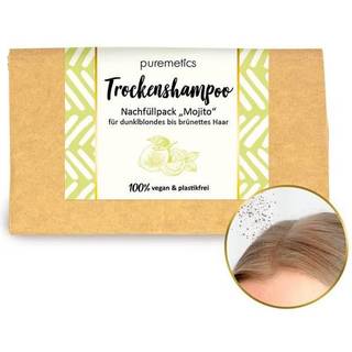 puremetics Pleje Tørshampoo Til brunt til mørkebrunt hårTørshampoo Mojito Refill pack 100 g (550,00 kr / 1 kg) - 100 g