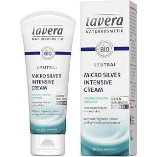 Lavera Basis Sensitiv Ansigtspleje NeutralMicrosilver akut creme 75 ml (1.613,00 kr / 1 l) - 75 ml