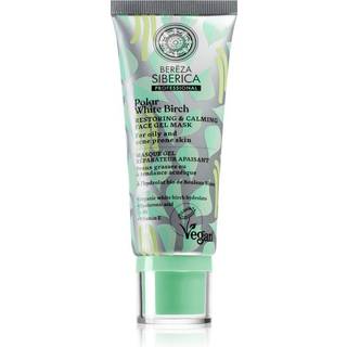 Natura Siberica Polar White Birch Lindrende og regenererende maske Til fedtet og problematisk hud 100 ml - 100 ml