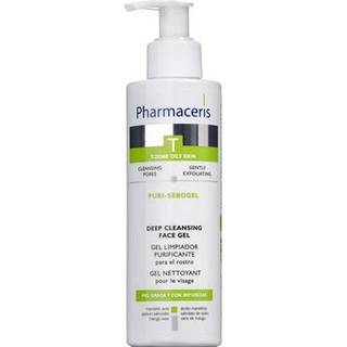 Pharmaceris puri-sebogel antibacterial face gel wash cleansing pores t-zone oily skin 190ml