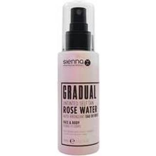 Sienna pro level skincare gradual untinted self tan rose water face & body 100ml