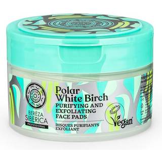 Natura Siberica Polar White Birch Eksfolierende bomuldspads Til fedtet og problematisk hud 20 stk. - 20 stk.