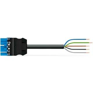 Wago Tilslutningskabel 5 x 1,5 han pvc 3m blå