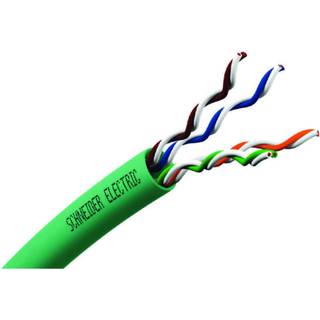 Actassi kat 5e U/UTP Dual 4x2xAWG24, grøn- pr. m