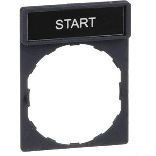 Skilt Sort:Start Zby2303 Schneider Electric