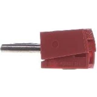 WAGO Bananstik Stik, lige Stift-diameter: 4 mm Rød 1