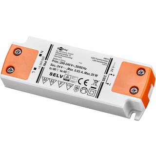 LED Transformer 24V (DC) max 20W