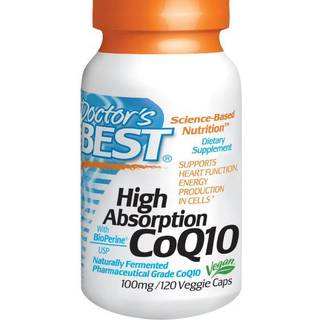 CoQ10 med høj absorption med BioPerine, 100mg - 120 vcaps