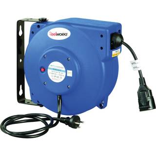 Flowconcept Automatisk Kabelopruller IP42 i blå - 15M