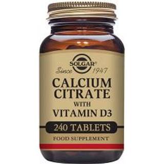 Solgar Calcium Citrate+D3 (240 tab)
