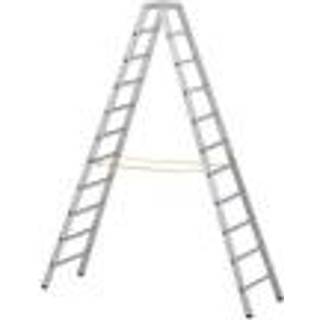 2 delt kombi stige prof - 2 x 10 trin - 4950H mm - Zarges
