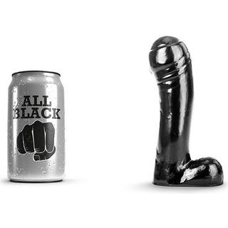 All Black 44 – Realistisk Dildo Med Stort Hoved