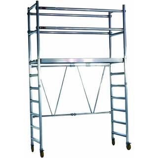 Custers foldestillads m/gelænd 74x178 cm, 3,8 m arbejdshøjde 1010-074178G