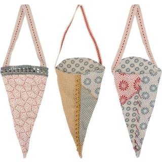 Maileg Juleornament i Stof - Kræmmerhus - Rød