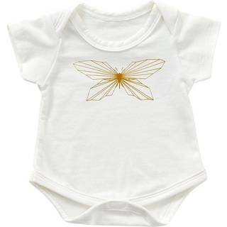 Dukketøj - Kortærmet body m. motiv 46-50 cm.