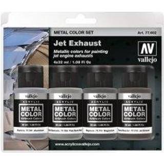 Vallejo Metal Color Jet Exhaust 4 x 32ml. [Levering: 1-2 dage]