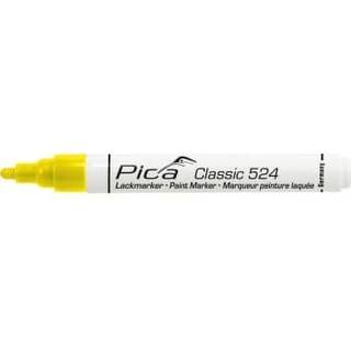 Pica Mærkepen gul Classic Industry paint marker med rund spids 2-4 mm