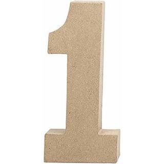 Håndlavet Papmaché Tal - 20,5 cm Dekoration