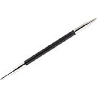 KnitPro KARBONZ UDSKIFTBARE rundpinde (3-8.00mm) 3.50 mm Indhold:2 udskiftbare pinde Materialer:Kulstof (carbon) og messing Typer:Strømpepinde, faste rundpinde og udskiftbare rundpinde Størrelser: 3.00-8.00 mm Kabel medfølger ikke.