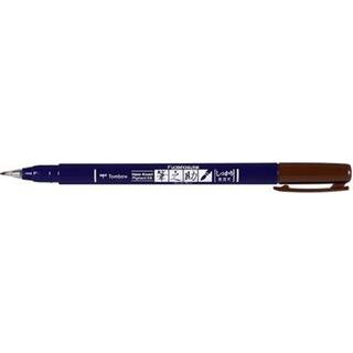 Brush pen Tombow Fudenosuke hård brun