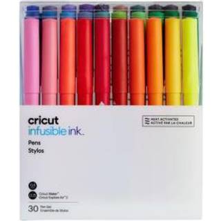 Infusible Ink Tusser - Cricut - Fin spids 0,4 mm - 30 stk - Regnbuefarver - Blandede