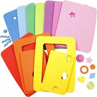 Mosgummirammer 13x18 cm - 10 Assorterede Farver