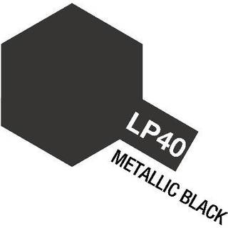 Tamiya Lacquer Paint LP-40 Metallic Black [Levering: 1-2 dage]