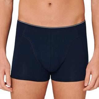 Schiesser Herren Shorts blau Baumwolle & Mix unifarben