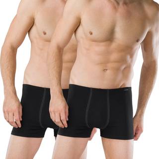 Schiesser Herren Trunks schwarz Baumwolle & Mix unifarben